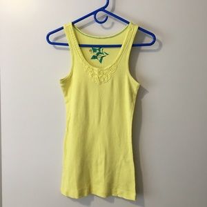 Yellow tank top